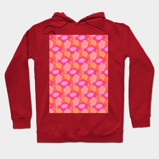 Lazy Daisy Pink Hoodie by Nina May Design Studio